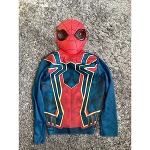 MARVEL SPIDER-MAN KIDS MASK AND SHIRT HALLOWEEN ONE SIZE FITS ALL